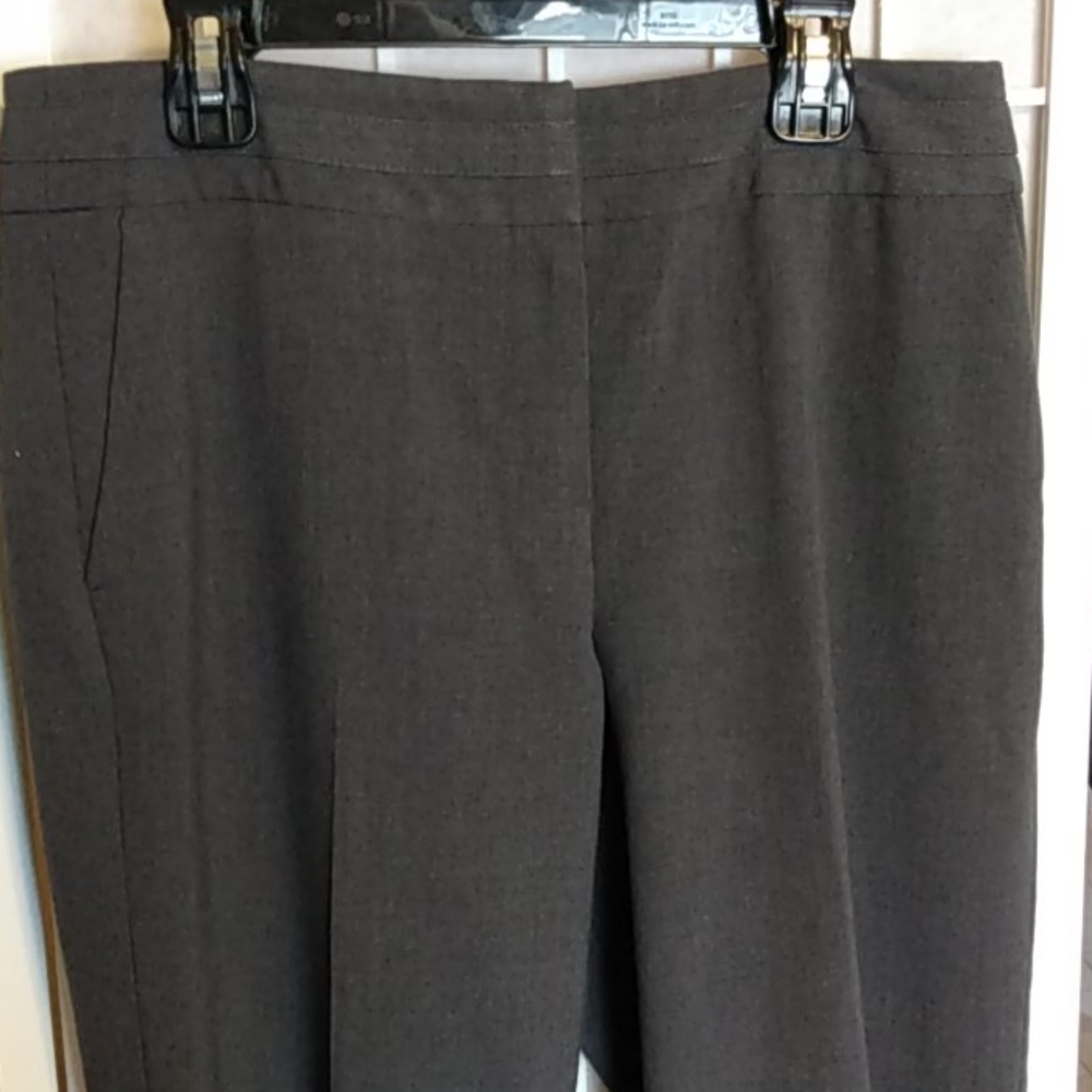 *Sharagano Women's Charcoal Gray Straight Leg‎ Dress Pants Size 6P - Picture 4 of 14